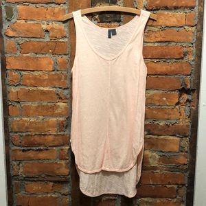 Coral/Peach Sleeveless Summer Top